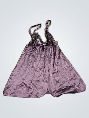 Mylene Klass Black Lace Slip Dress