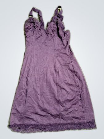 La Senza Schwarzes Spitzen-Nachtkleid