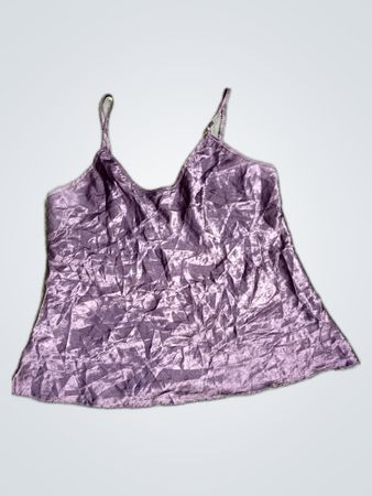 Black Satin Camisole Top