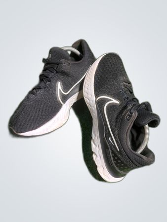 Nike Black Mesh Running Sneakers