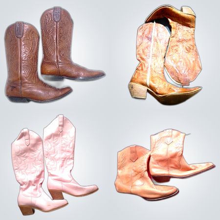 Vintage Cowboy Boots Bundle