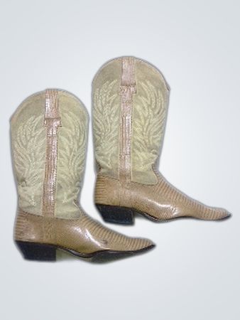 Nocona Cowboy Boots Tan Leather