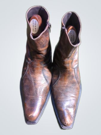 Aldo Brown Leather Ankle Boots