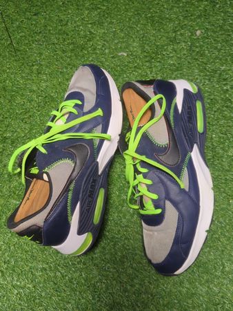 Nike Air Max Sneakers Navy Blue Green