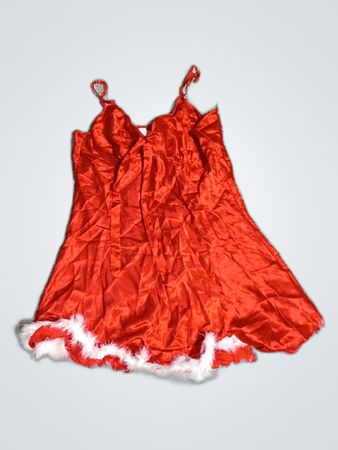 Secret Red Satin Slip Dress