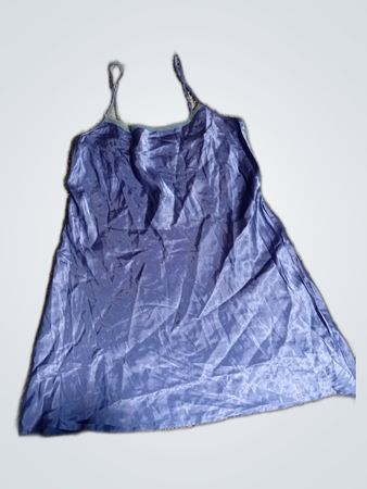 Debenhams Blue Satin Slip Dress