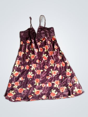 Canda Floral Satin Slip Dress