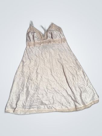 Ivory Lace Slip Dress Size 16