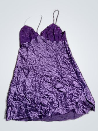 Jasper Conran Purple Lace Trim Slip Dress