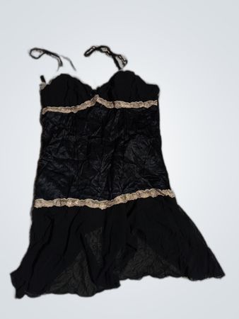 Robes de nuit en dentelle noire Edina London