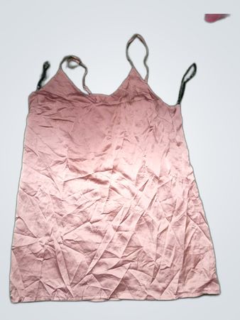 Mauve Satin Slip Dress