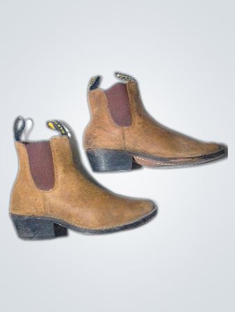 Baxter Tan Leather Ankle Boots
