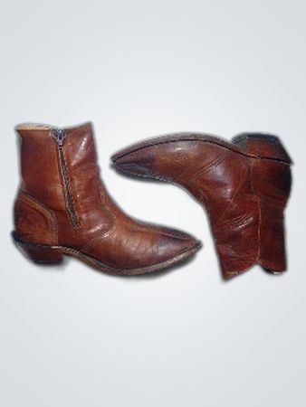 Brown Leather Cowboy Boots