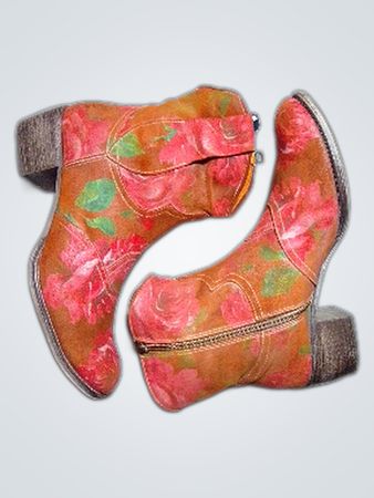 Vans Floral Cowboy Boots