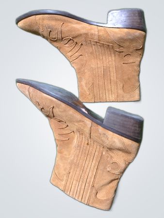 Tan Wildleder Stiefeletten