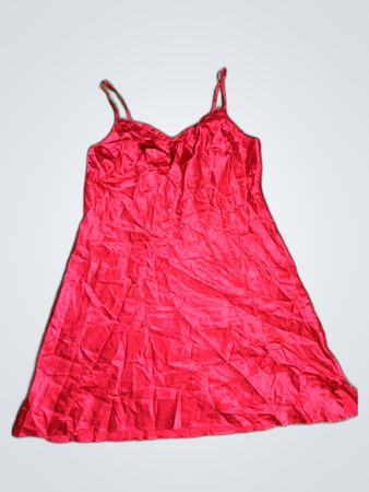 Red Satin Dress