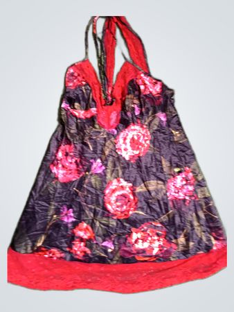 Floral Halter Neck Dress