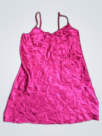 M&S Co Pink Satin Slip Dress