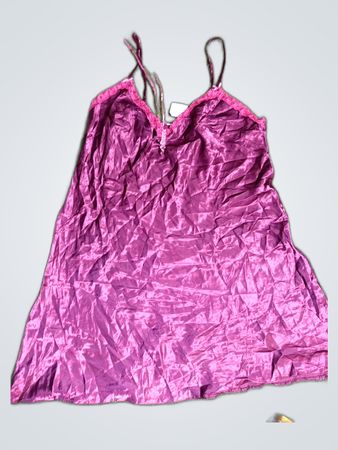 Unbranded Purple Satin Slip Dress