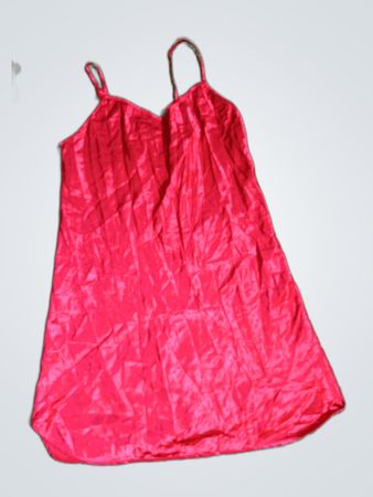 Red Satin Dress