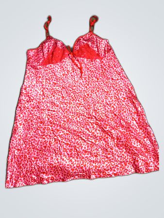 George Red Heart Pattern Dress