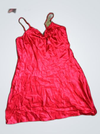 Red Satin Nightdress