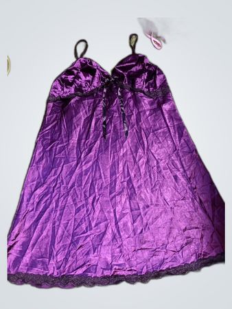 NEX Lingerie Purple Satin Slip Dress