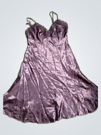 Amour Black Satin Dress