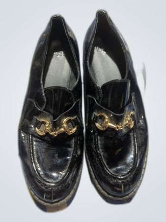 Wittner Black Patent Leather Loafers