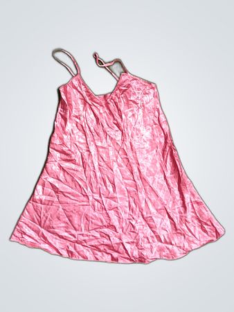 Pink Satin Dress