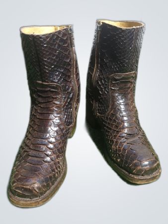 Tony Mora Schlangenleder Stiefeletten