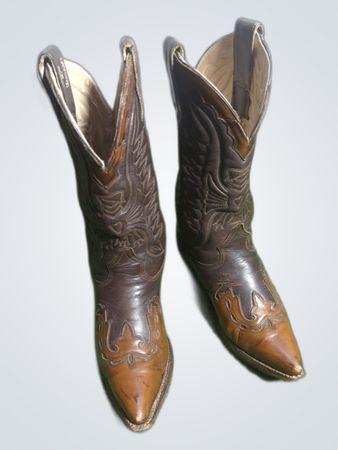 Unbranded Brown Leather Cowboy Boots