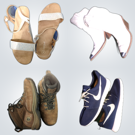 「ザ・ノース・フェイス、ビルケンシュトック、ナイキなどのシューズ＆ブーツバンドル」
