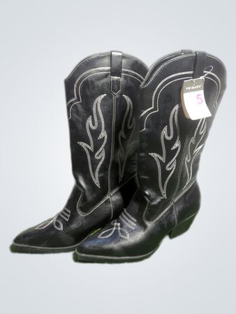 Unbranded Black Cowboy Boots
