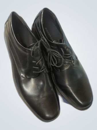 Rockport Schwarze Leder Oxford-Schuhe