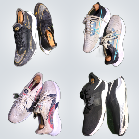 Nike Adidas Asics HOKA Sneaker Bundle - 10-teiliges Lauf Schuh Set