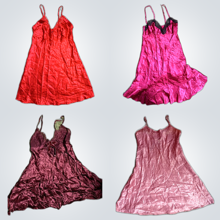 Y2K Satin Slip Dresses