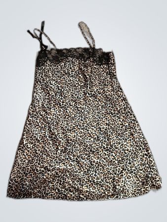 Y2K Leopard Slip Dresses
