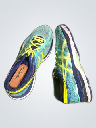 Chaussures de course Asics teal