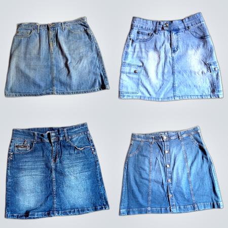Y2K Denim Mini Skirts