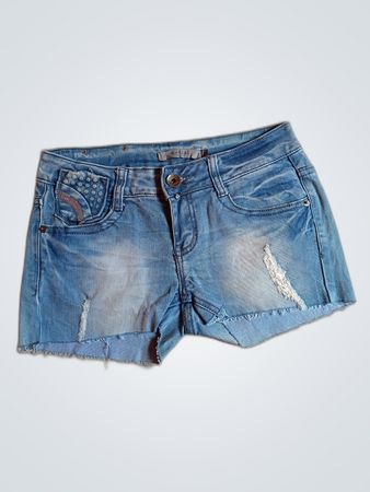 Redial Jeans Distressed Denim Shorts