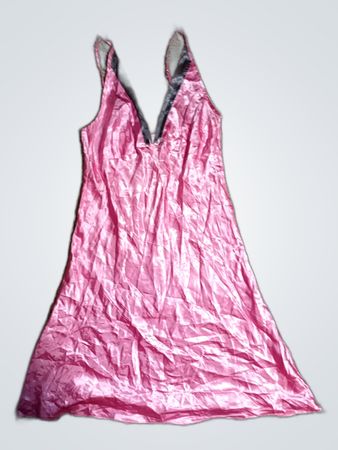 Pink Satin Dress