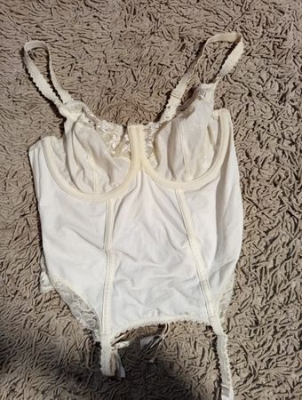 Fantasie White Lace Bustier