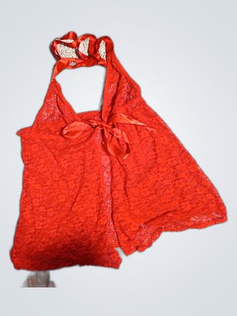 Lovehoney Red Lace Camisole