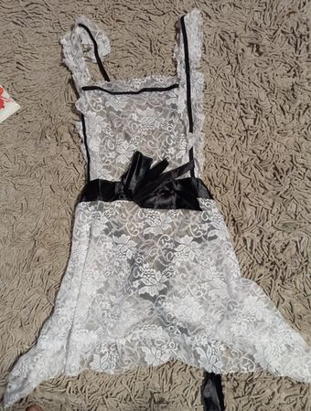 Ann Summers White Lace Slip Dress