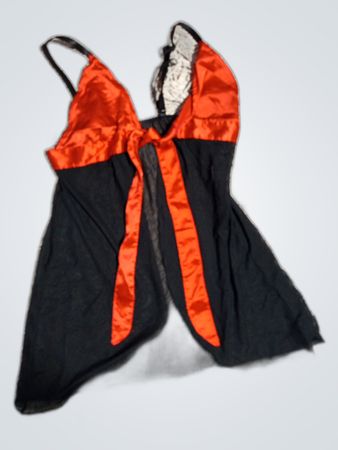 Black and Orange Chemise