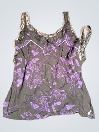 Hooch Purple Lace Trim Camisole
