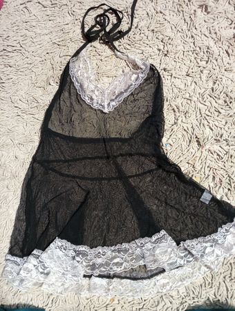 Top de Renda Preta Transparente