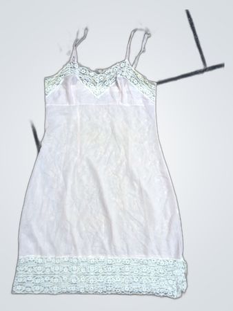 Pink Lace Trim Chemise