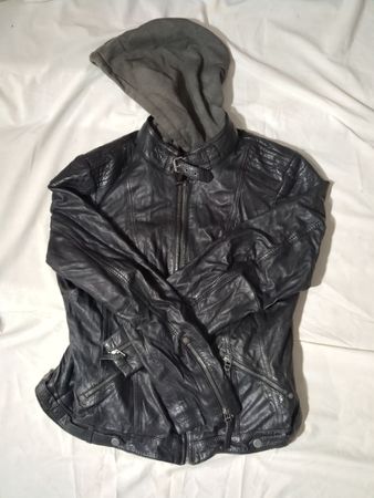Gypsy Leather Hooded Jacket